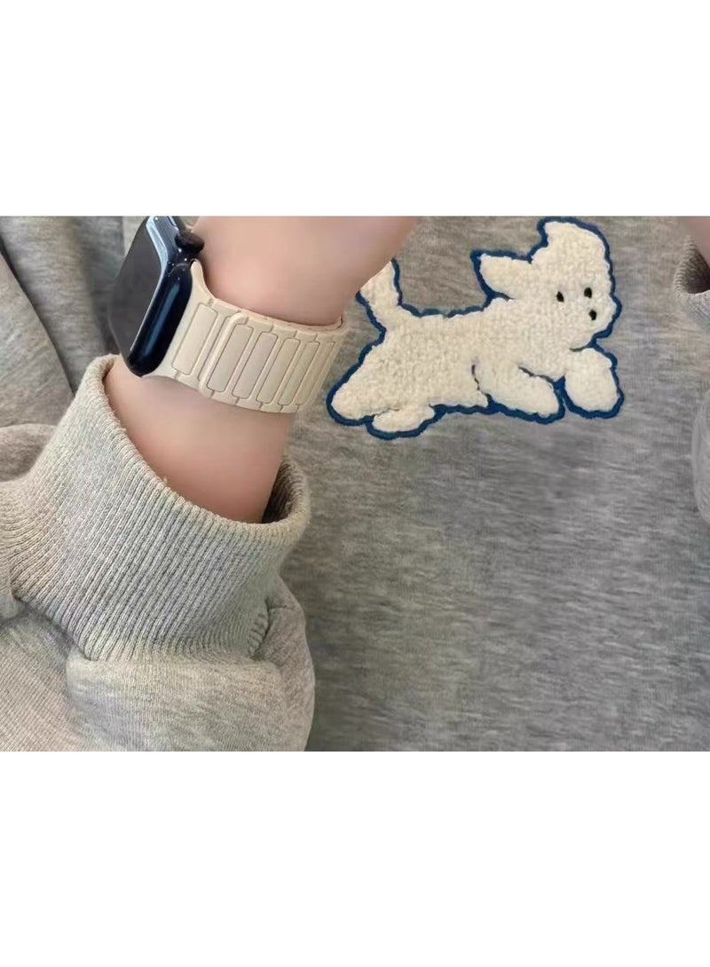 keloray Magnetic Sport Bands for Apple Watch Band  42mm 44mm 45mm 46mm iWatch bands for Women Men,Silicone Loop Strap Wristband for Apple Watch Series 11 10 9 8 7 6 5 4 3 SE 3/2nd Ultra/3/2 49mm - Image 3